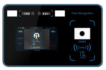 P30-3D雙五寸掛式人臉消費(fèi)機(jī)